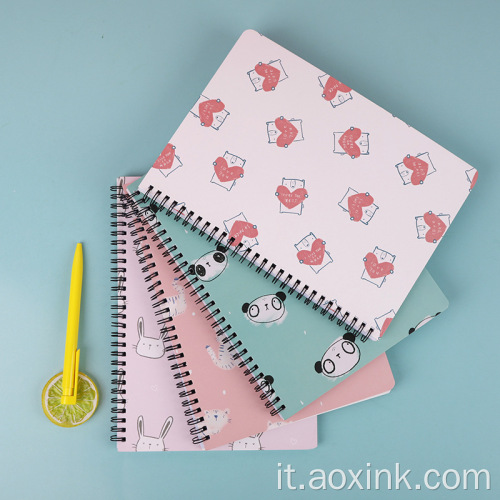 Notebook a spirale di carta personalizzata personalizzato B5/A5/A6/A7